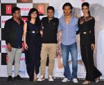 Tiger Shroff, Disha Patani, Bhushan Kumar, Aditi Singh Sharma at Befikra song launch in Mumbai on 28th June 2016